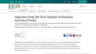 
                            4. Appnext Hires Ad Tech Veteran to Expand Activity in India