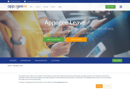 
                            7. Appogee Leave | Leave Management | Absence Management
