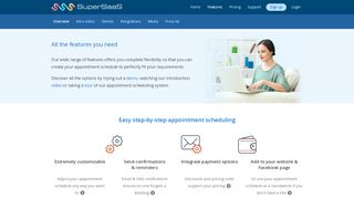 
                            12. Appointment Schedule Features - SuperSaaS