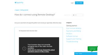 
                            4. AppOnFly | Support | How do I connect using Remote Desktop?