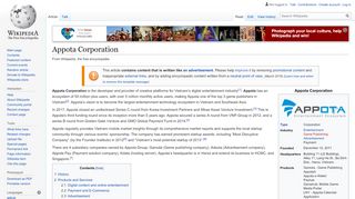 
                            12. Appota Corporation - Wikipedia