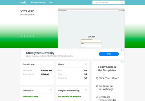 
                            5. app.ovivo.dk - Ovivo Login - App Ovivo - Sur.ly