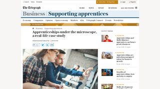
                            9. Apprenticeship case study: a GSK graduate's story - The Telegraph