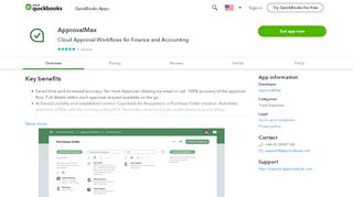 
                            9. ApprovalMax | QuickBooks App Store