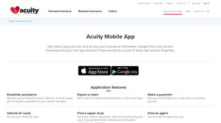 
                            4. Apps and Websites - Acuity Insurance