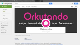 
                            11. Apps Android no Google Play: Orkutando.online