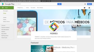 
                            12. Apps Android no Google Play: PEBMED