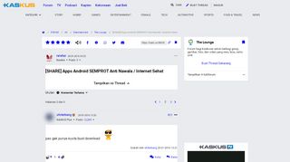 
                            3. Apps Android SEMPROT Anti Nawala / Internet Sehat - Page 2 | KASKUS