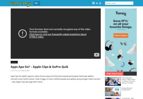 
                            5. Apps Apa Sis? – Apple Clips & GoPro Quik – Amanz