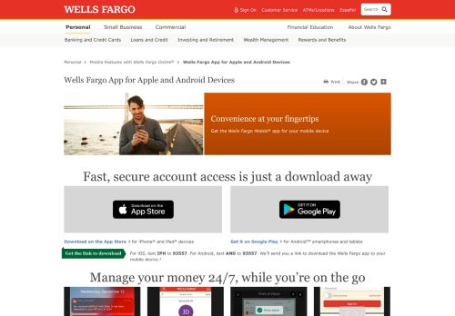 
                            2. Apps - Apps for Online Banking - Wells Fargo