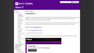 
                            13. Apps@Stern - Stern IT - Google Sites
