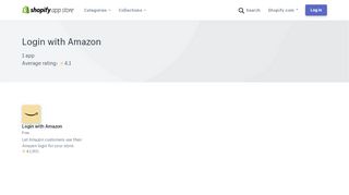 
                            11. Apps by Login with Amazon on the Shopify App Store