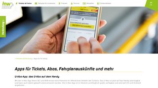 
                            6. Apps für Ihr Handy – Tarifverbund Nordwestschweiz