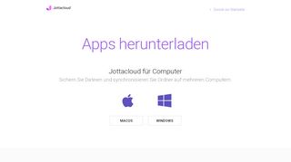 
                            2. Apps herunterladen - Jottacloud