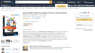 
                            11. Apps mit HTML5, CSS3 und JavaScript: Für iPhone, iPad und Android ...
