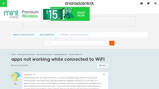 
                            9. apps not working while connected to WiFi - Android Forums at ...