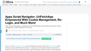 
                            6. Apps Script Navigator: UrlFetchApp Empowered With Cookie ... - DZone