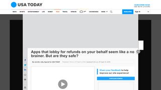 
                            13. Apps that lobby for refunds on your behalf seem like a no ... - USA Today