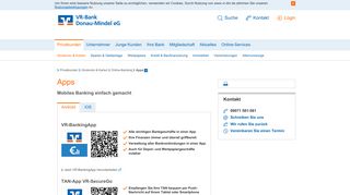 
                            11. Apps | VR-Bank Donau-Mindel eG