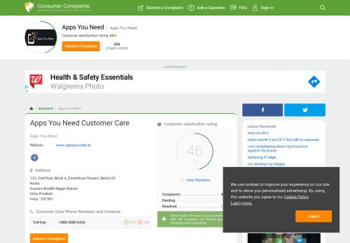 
                            2. Apps You Need Customer Care, Complaints and Reviews