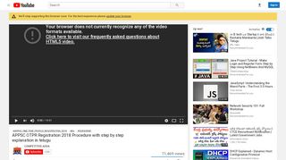 
                            3. APPSC OTPR Registration 2018 Procedure with step by ... - YouTube
