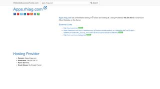 
                            12. Apps.rhiag.com Error Analysis (By Tools) - Website Success Tools