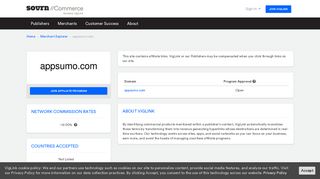 
                            6. appsumo.com Affiliate Program - VigLink