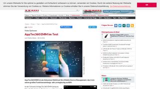 
                            3. AppTec360 EMM im Test - com! professional