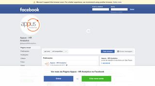 
                            5. Appus - HR Analytics - Página inicial | Facebook