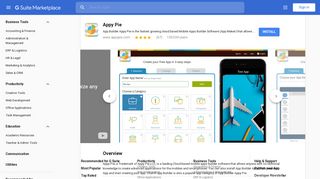 
                            13. Appy Pie - G Suite Marketplace