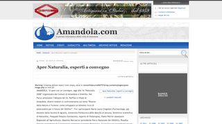 
                            9. Apre Naturalia, esperti a convegno | Amandola.com | Il notiziario di ...