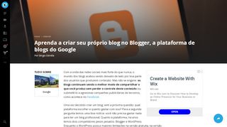 
                            9. Aprenda a criar seu próprio blog no Blogger, a plataforma de blogs ...