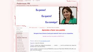 
                            9. Aprenda a fazer seu pedido :: Poderosas MK