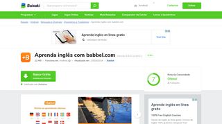 
                            5. Aprenda inglês com babbel.com Download - Baixaki