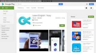 
                            4. Aprenda Inglês - Voxy – Apps no Google Play