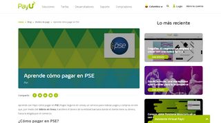 
                            13. Aprende cómo pagar en PSE | PayU Colombia | PayU Latam