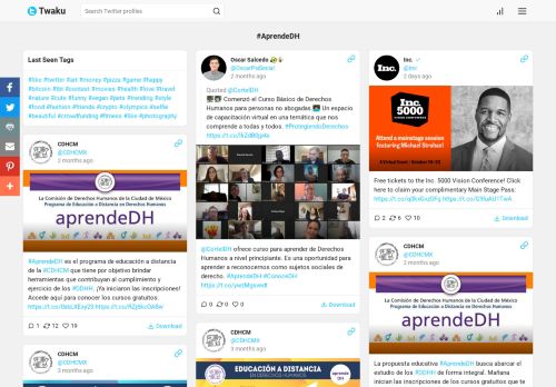 
                            12. #AprendeDH tag on Twitter | Twipu
