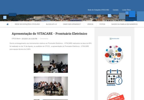 
                            4. Apresentação do VITACARE - Prontuário Eletrônico | Estação OTICS ...