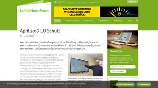 
                            8. April 2016: LU Schütt | LU-Web