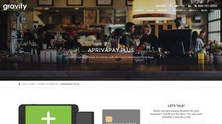 
                            6. AprivaPay Plus Mobile Payments | Gravity Payments