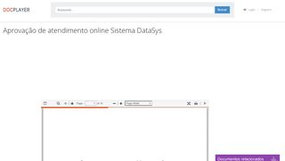 
                            9. Aprovação de atendimento online Sistema DataSys - PDF