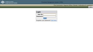 
                            10. APS Commission - TiMS - Login