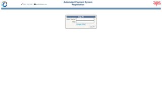 
                            1. APS Registration Login - Automated Payment System - ...