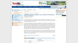 
                            10. APSRTC appoints Abhibus.com as Master Franchise & Corporate Agent