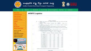 
                            4. APSRTC Logistics