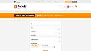 
                            7. Aptoide - Publisher?lang=en Sign Up