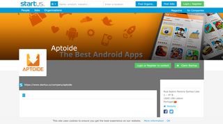 
                            10. Aptoide | StartUs
