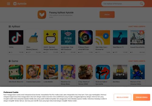 
                            4. Aptoide | Unduh, Cari, Berbagi Permainan dan Aplikasi Android Terbaik