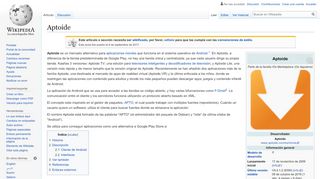 
                            2. Aptoide - Wikipedia, la enciclopedia libre