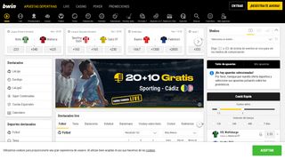 
                            8. Apuestas deportivas en el móvil - apuestas live | bwin